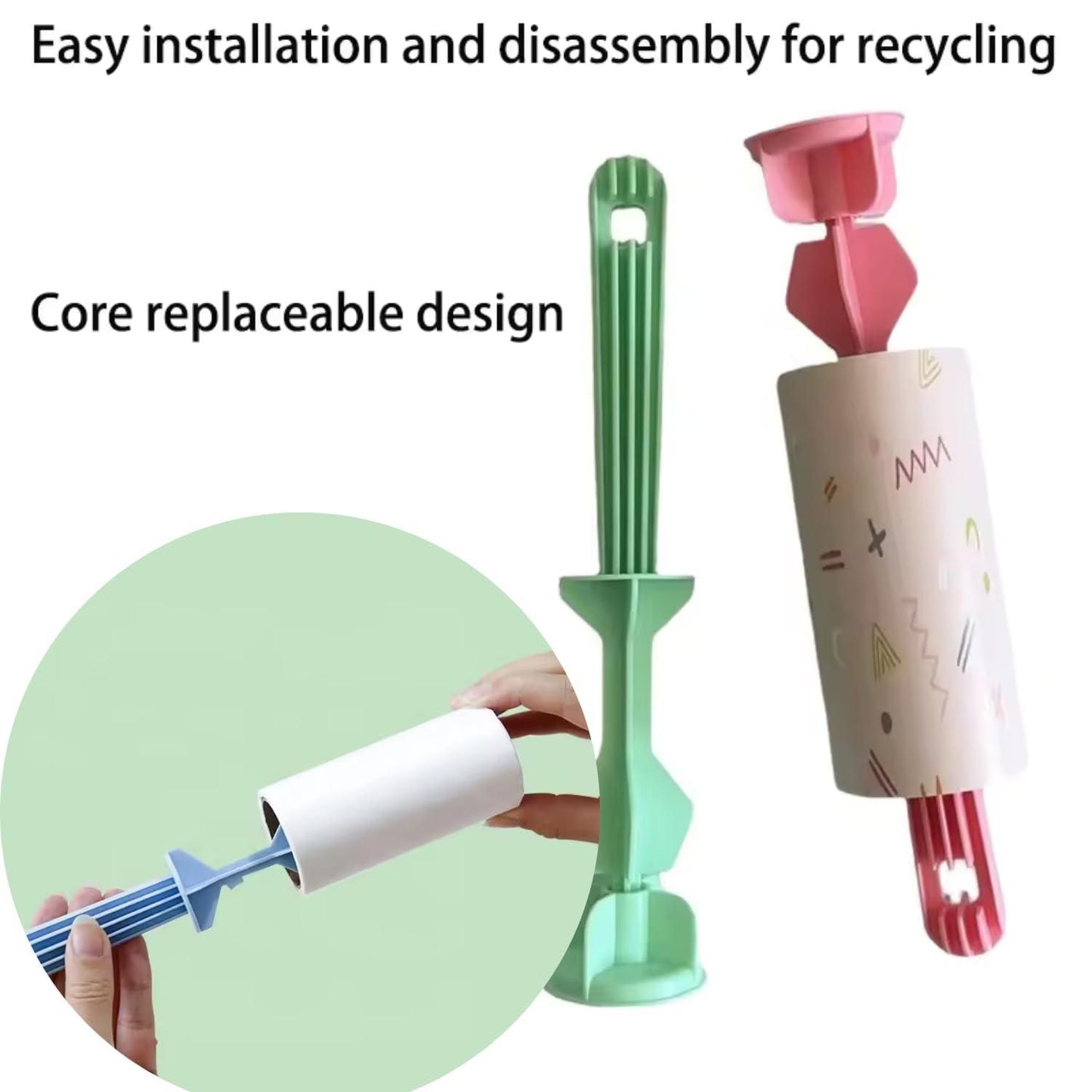 Sticky Lint Remover Roller for Cleaning (Pack of 5)